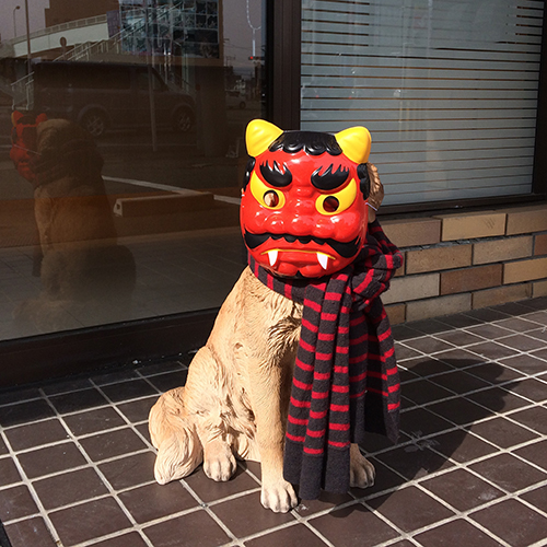 鬼のお面